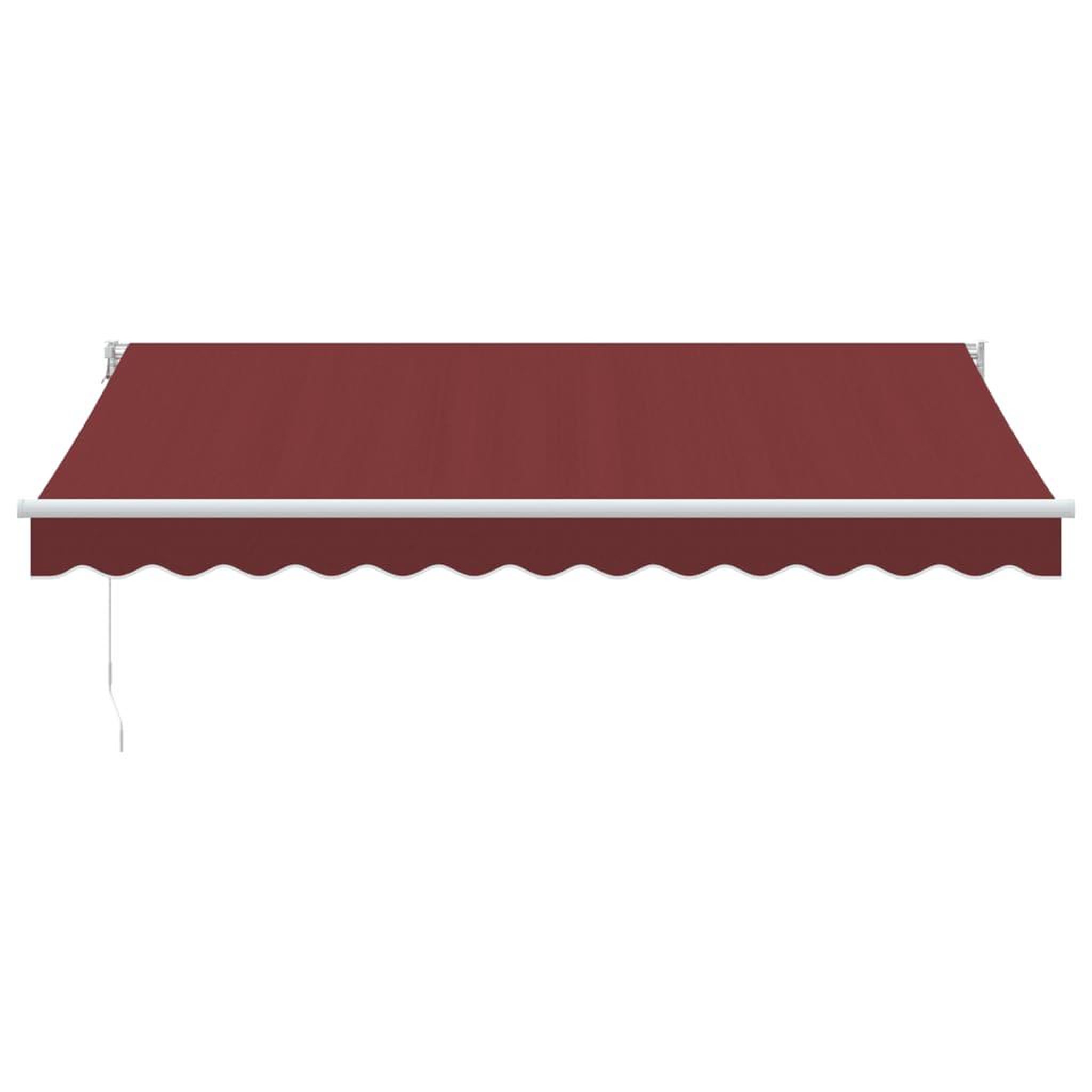Voir la diapositive 3 : VIDAXL Auvent manuel retractable bordeaux 350x250 cm