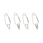 Fackelmann Lot de 4 pinces à escargots Fackelmann