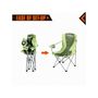 Voir la diapositive 3 : KINGCAMP Chaise de camping - Kingcamp - Vert - Sac de transport inclus