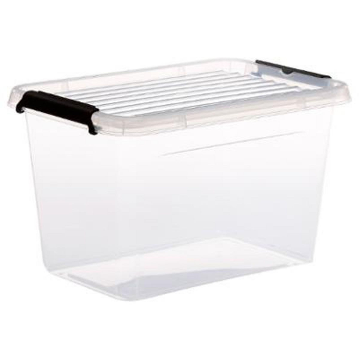  Boîte de Rangement  Clip  6,5L Transparent