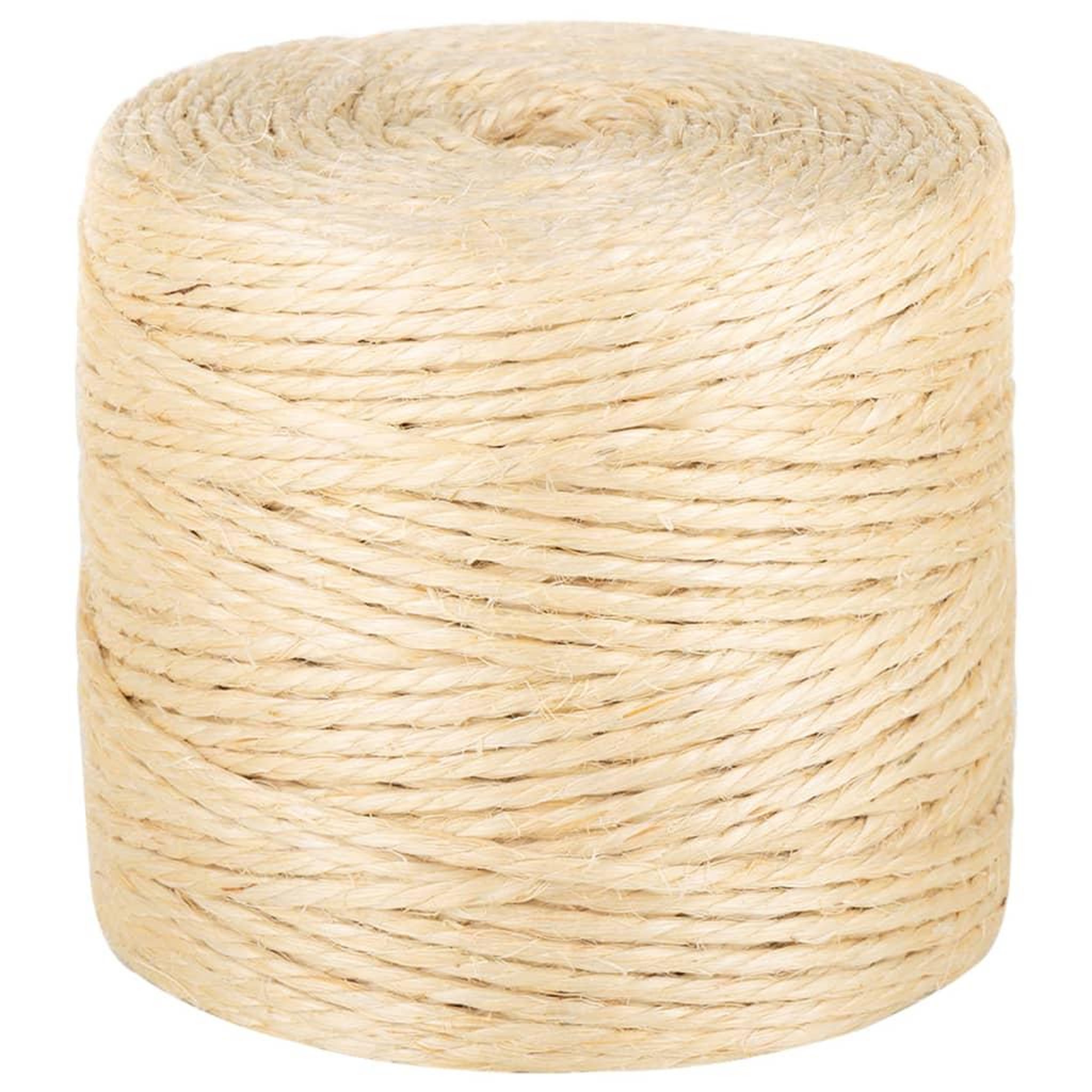 Voir la diapositive 2 : VIDAXL Corde 100 % sisal 4 mm 100 m