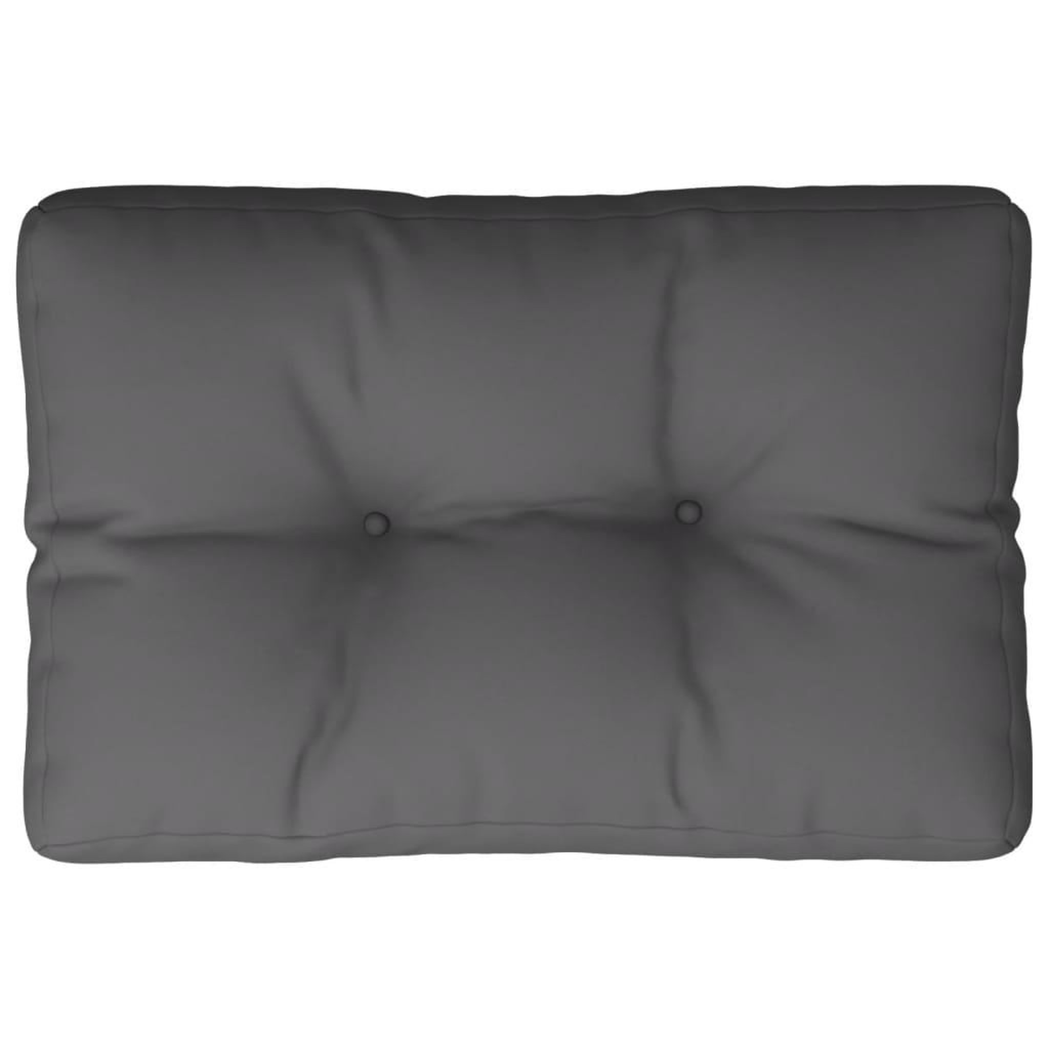 Voir la diapositive 2 : VIDAXL Coussin de palette anthracite 60x40x12 cm tissu