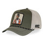 Voir la diapositive 1 : CAPSLAB Casquette trucker premium avec filet et patch Half A Dollar