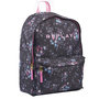 Voir la diapositive 2 : REPLAY Sac à dos 1 compartiment noir motif fleurs REPLAY