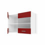 Voir la diapositive 1 : MARKET24 Armoire 80 x 31 x 55 cm Verre Mélamine PVC