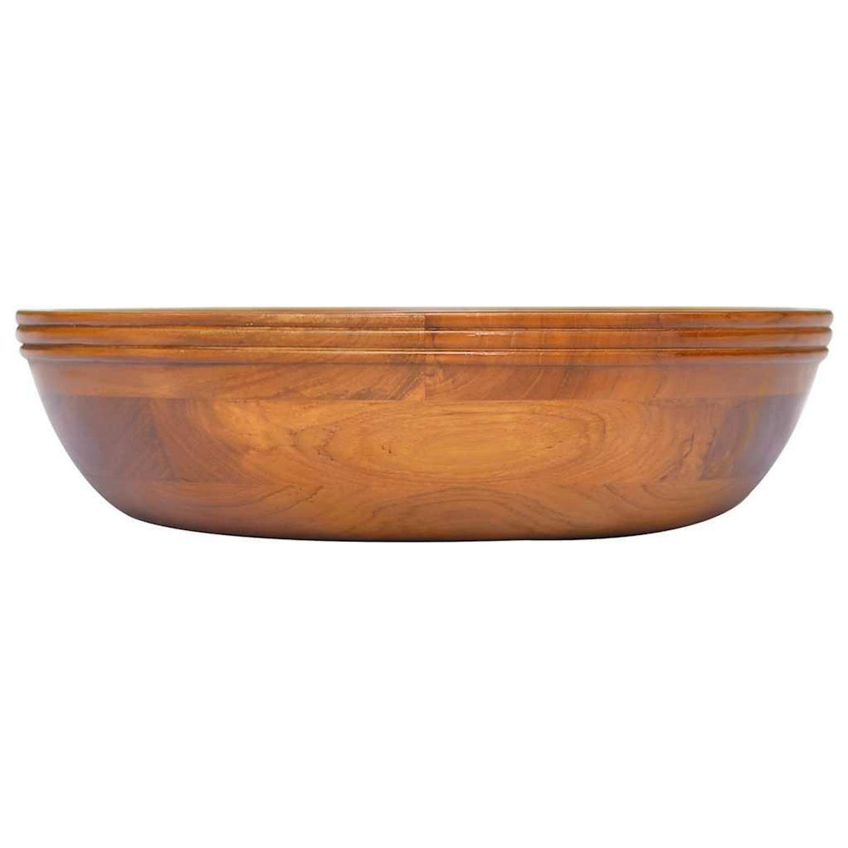VIDAXL Lavabo Bois de teck massif Φ40x10 cm