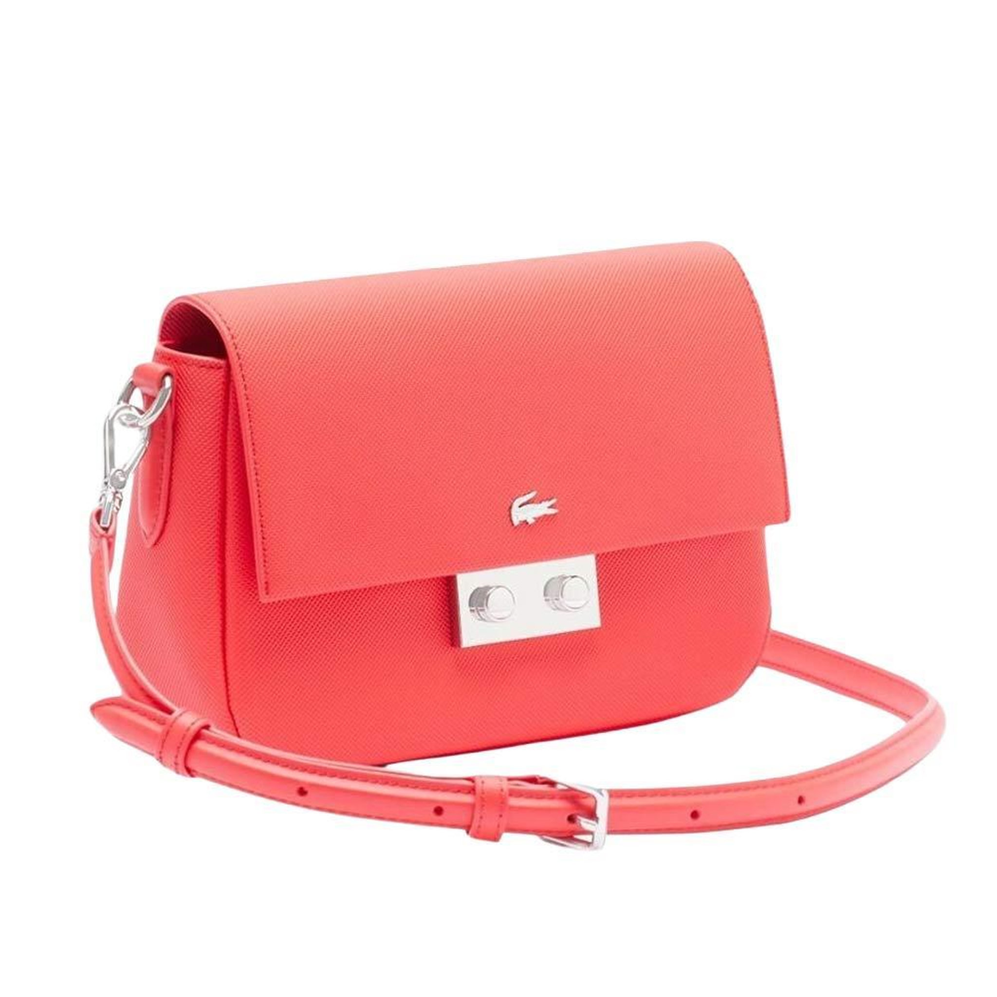 Voir la diapositive 5 : Lacoste Sac à bandoulière rose fushia femme lacoste city