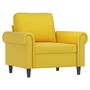 Voir la diapositive 3 : VIDAXL Ensemble de canapes 3 pcs avec coussins jaune velours