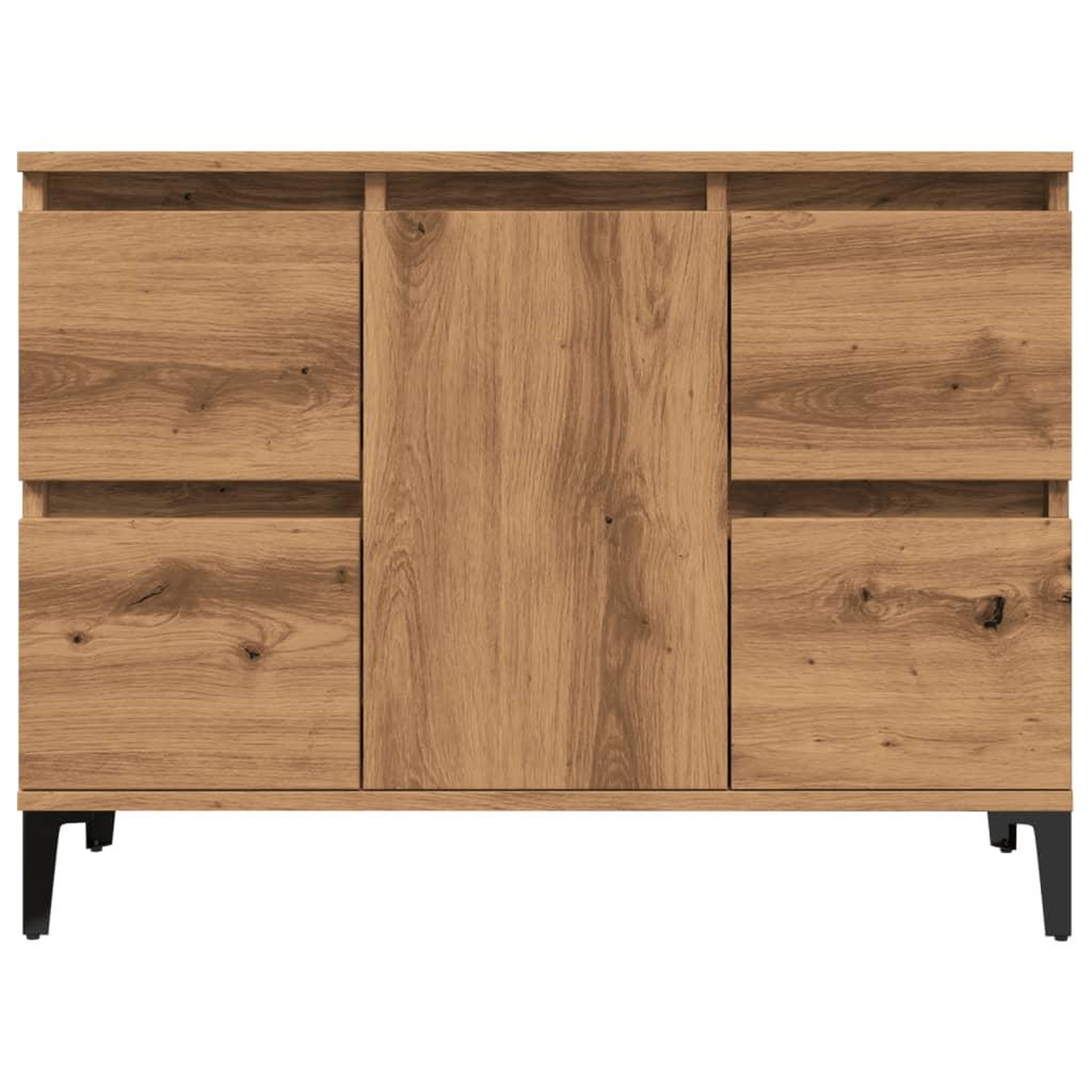 Voir la diapositive 4 : VIDAXL Armoire d'evier chene artisanal 80x33x60 cm bois d'ingenierie