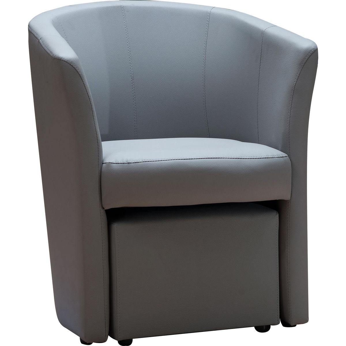 Fauteuil cabriolet + Pouf ROMA