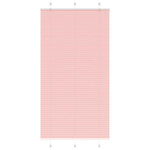 VIDAXL Store plisse rose 110x200 cm largeur du tissu 109,4cm polyester