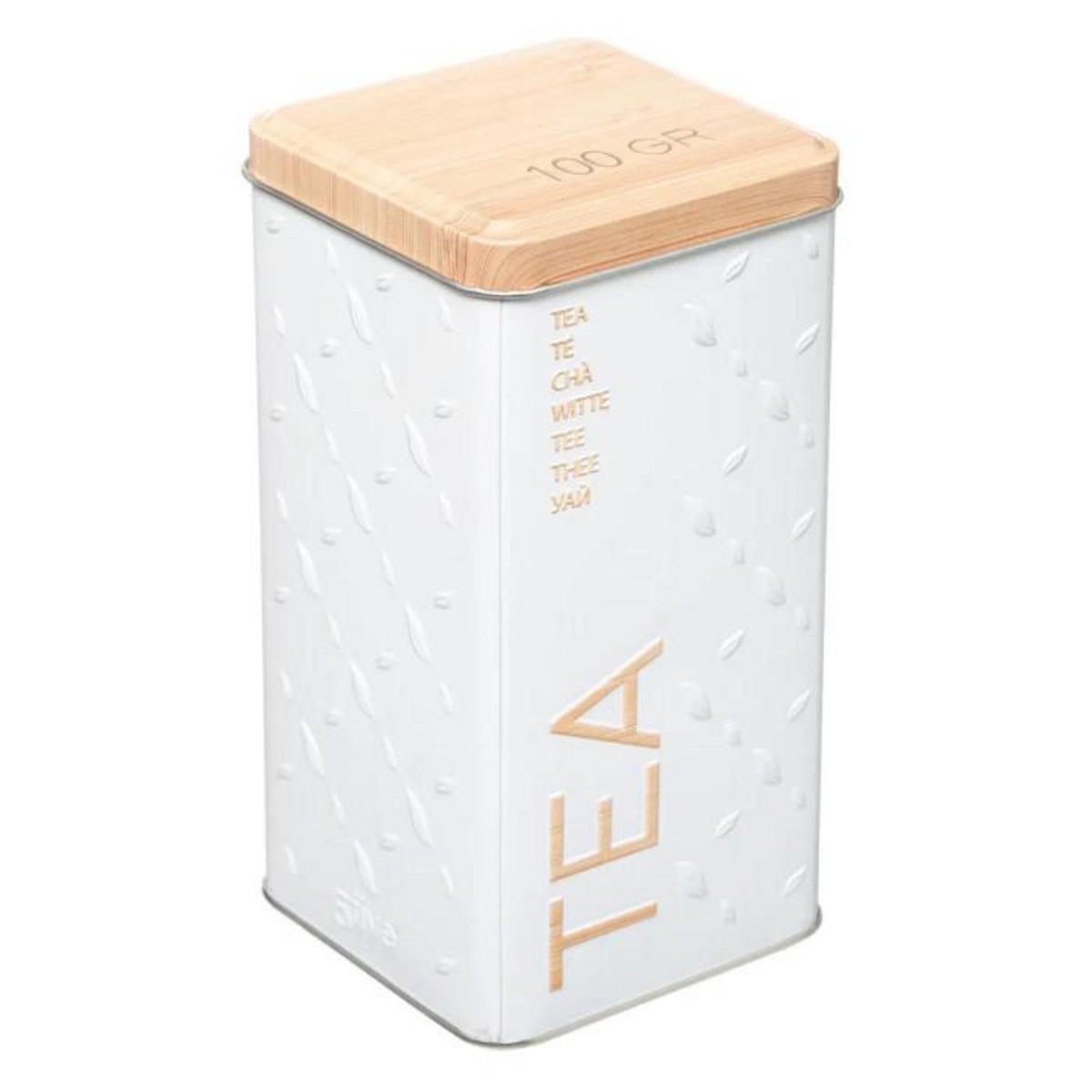 FIVE Boîte à Thé en Vrac  Scandi  17cm Blanc