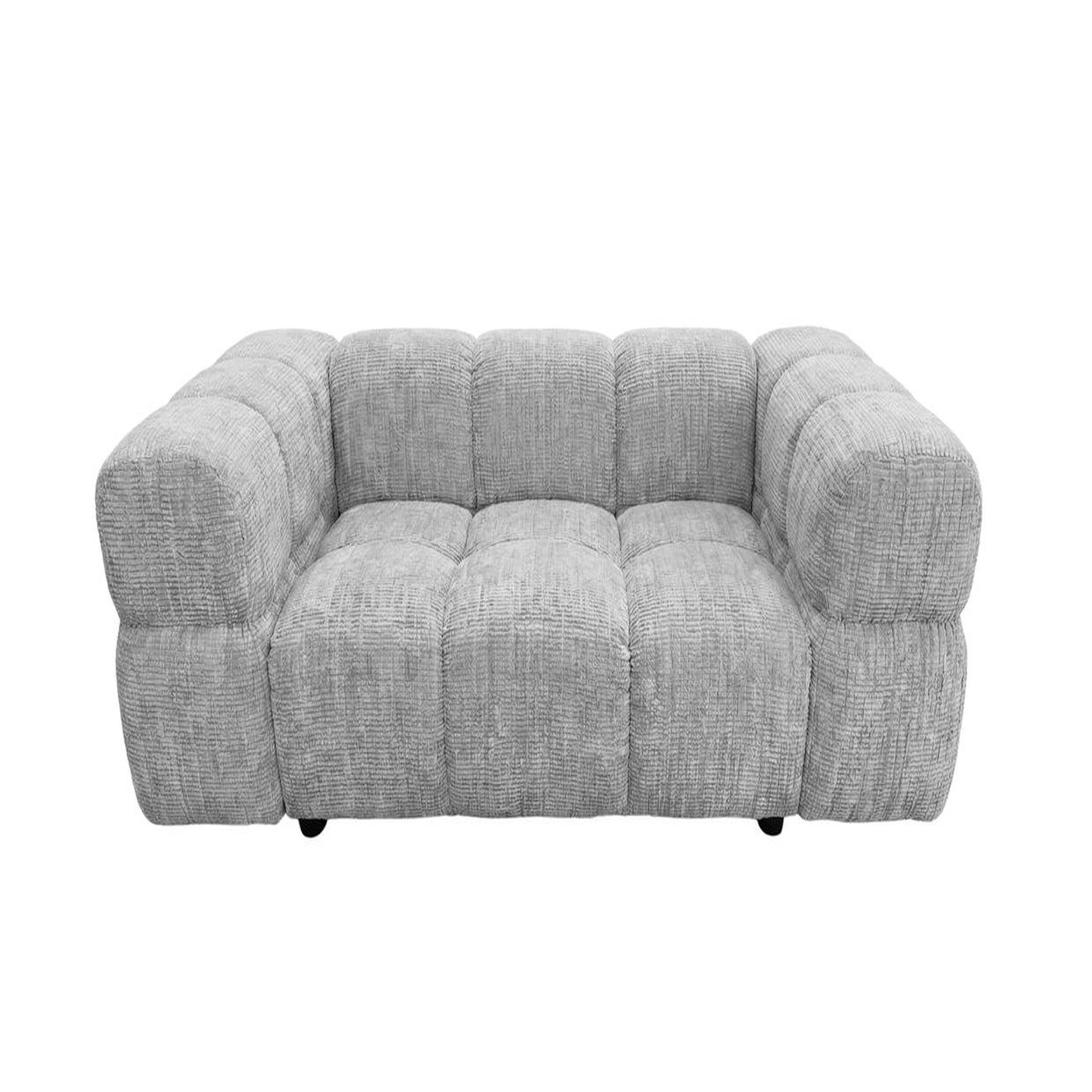 Voir la diapositive 1 : CASANOVA PARIS Gustave - canapé droit tissu chenille 2 places