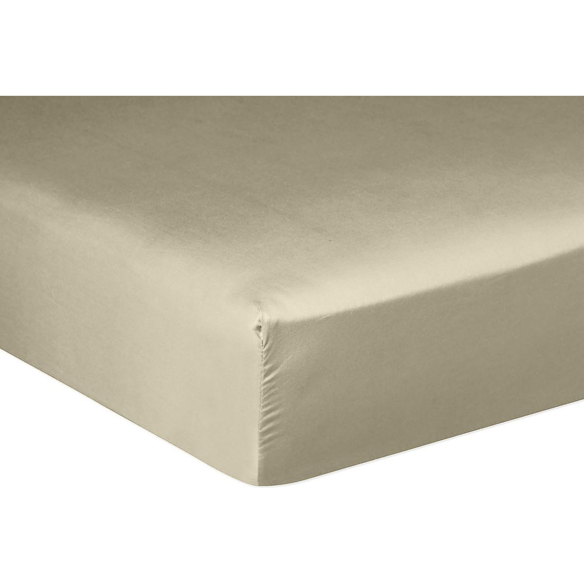 BATON ROUGE Drap housse 100% satin de coton 105 fils