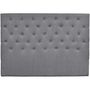 Voir la diapositive 1 : Habitat et Jardin Tête de lit capitonnée  Déco  - 189 cm - Gris - En tissu