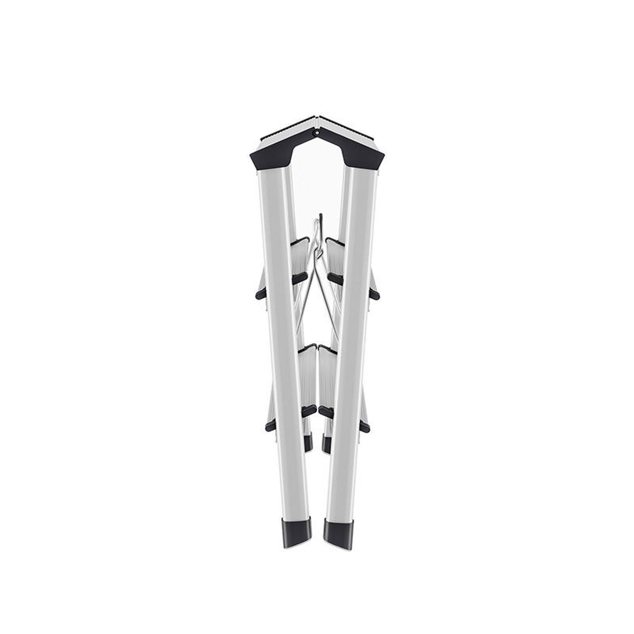 Voir la diapositive 4 : HAILO Marche pied double accès 2x3 marches pliant en aluminium hailo d60