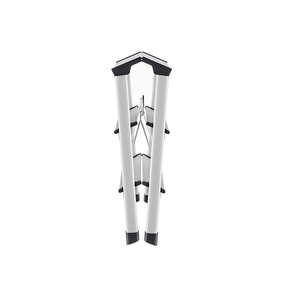 HAILO Marche pied double accès 2x3 marches pliant en aluminium Hailo D60