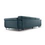 Voir la diapositive 4 : BEST MOBILIER Pablo - canapé 3 places - convertible avec têtières réglables - en velours côtelé