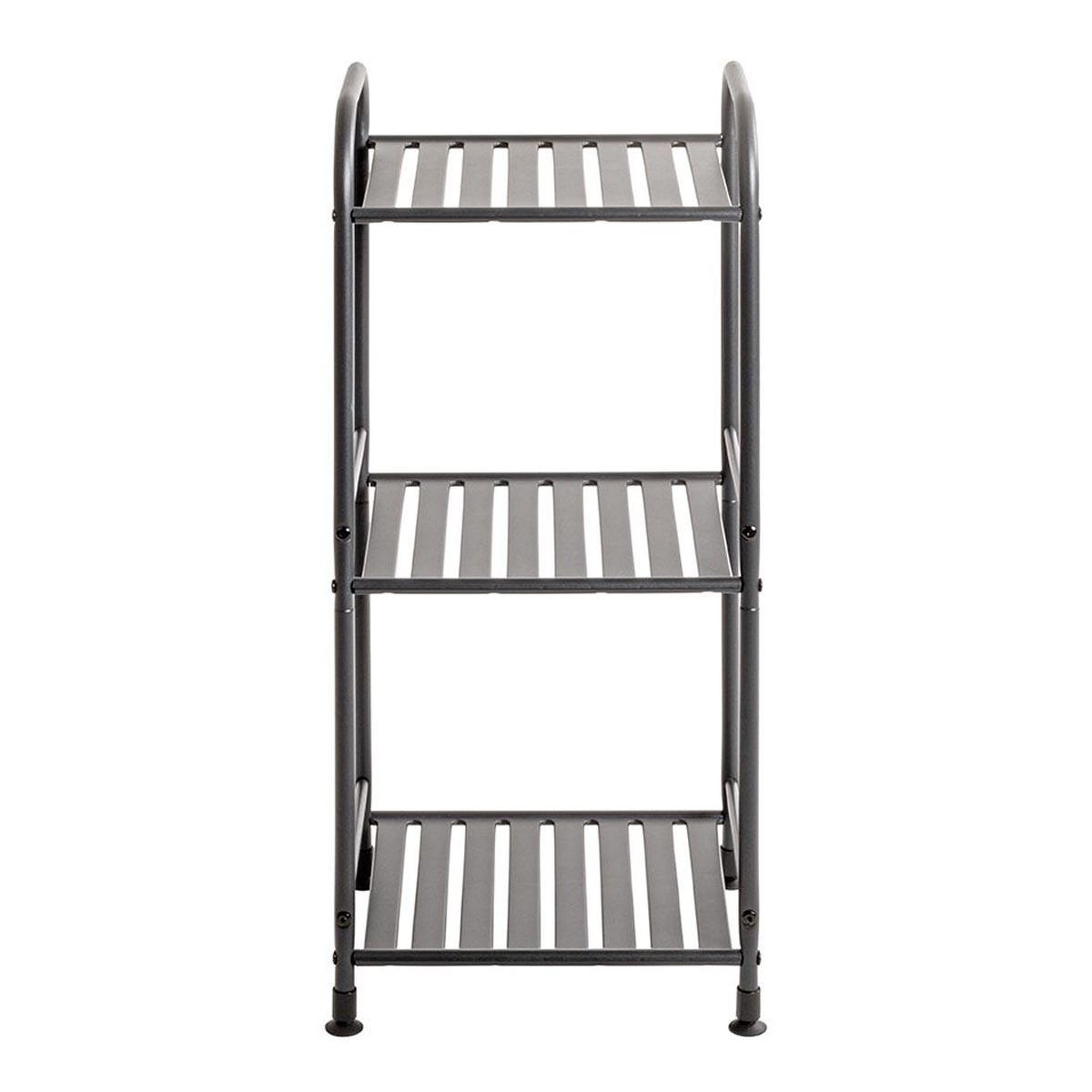 Voir la diapositive 2 : Paris Prix Étagère design 3 niveaux  bonnie  78cm anthracite
