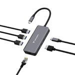 Verbatim Hub USB-C Verbatim Essentials avec 6 ports et Ethernet