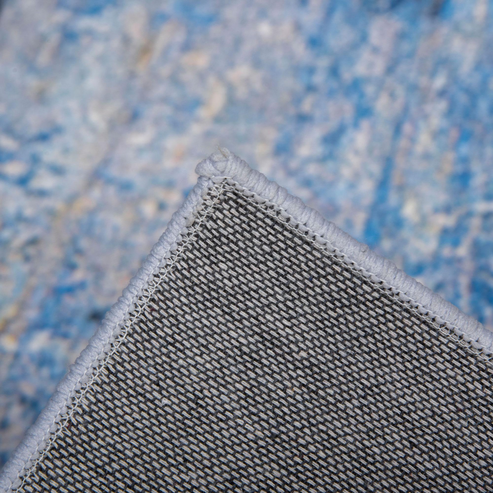 Voir la diapositive 6 : HOMCOM Tapis effet tie and dye aspect cachemire - dim. 2L x 1,6l m - 100% polyester - bleu gris