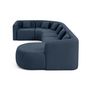 Voir la diapositive 5 : LISA DESIGN Ikare - canapé modulable d'angle droit - 6 places - en tissu