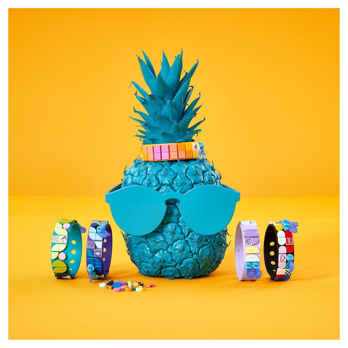 LEGO DOTS 41807 La méga boîte création de bracelets, Création Bijoux d'Amitié, Idée Cadeau