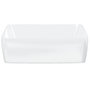 Voir la diapositive 4 : VIDAXL Lavabo blanc 48x37x13 cm ceramique rectangle