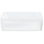 Voir la diapositive 4 : VIDAXL Lavabo blanc 48x37x13 cm ceramique rectangle