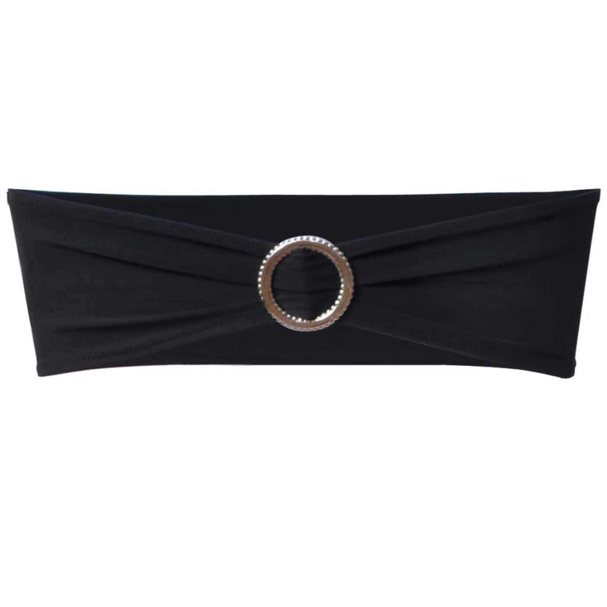 Voir la diapositive 2 : VIDAXL Ruban decoratif elastique avec boucle de chaise 25 pcs Noir