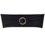 Voir la diapositive 2 : VIDAXL Ruban decoratif elastique avec boucle de chaise 25 pcs Noir