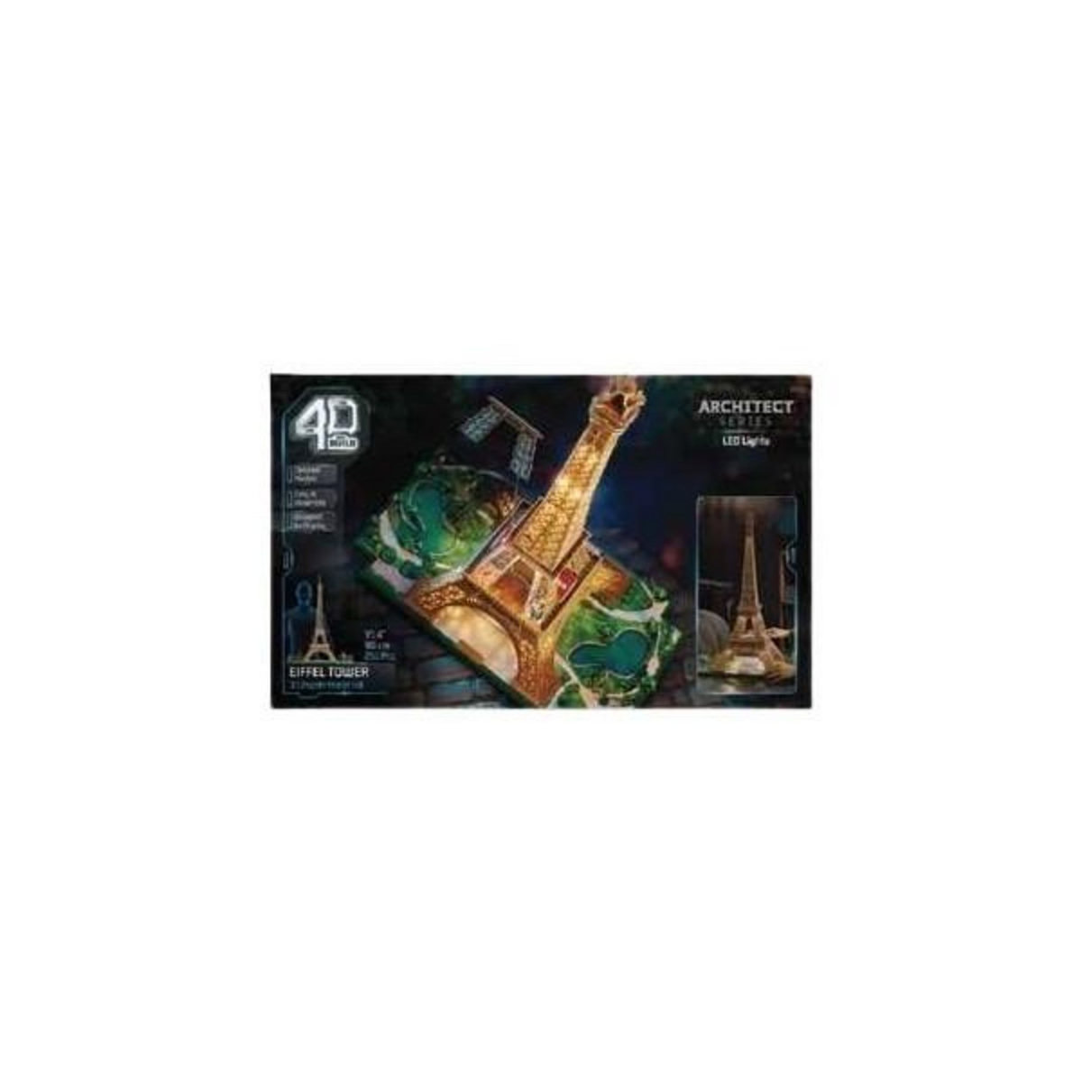 MARKET24 Puzzle 3D 252 pièces 4D Build Tour Eiffel