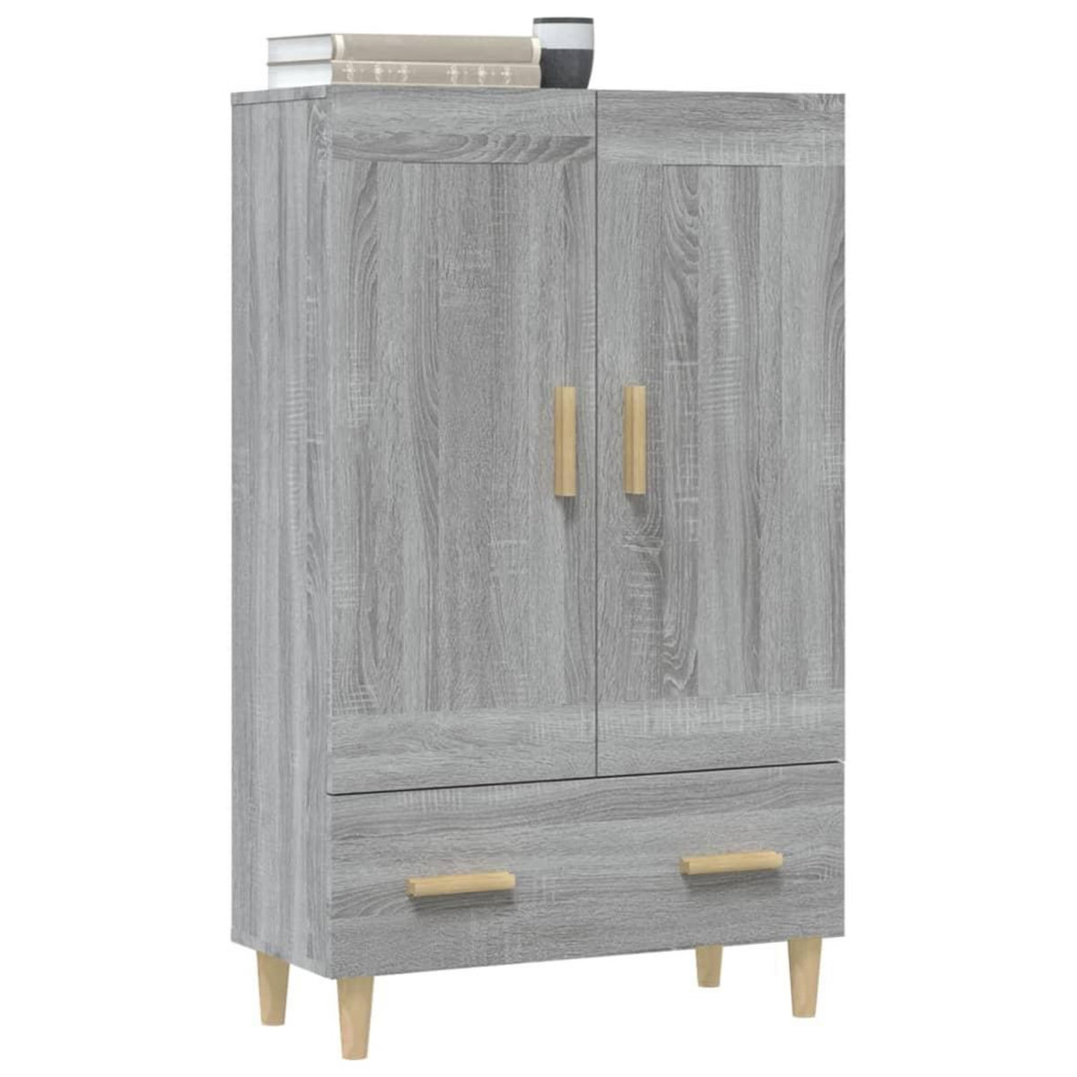 VIDAXL Buffet Sonoma gris 70x31x115 cm Bois d'ingenierie