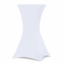 Voir la diapositive 4 : ID MARKET Lot de 2 housses blanches pour table haute pliante 105 CM