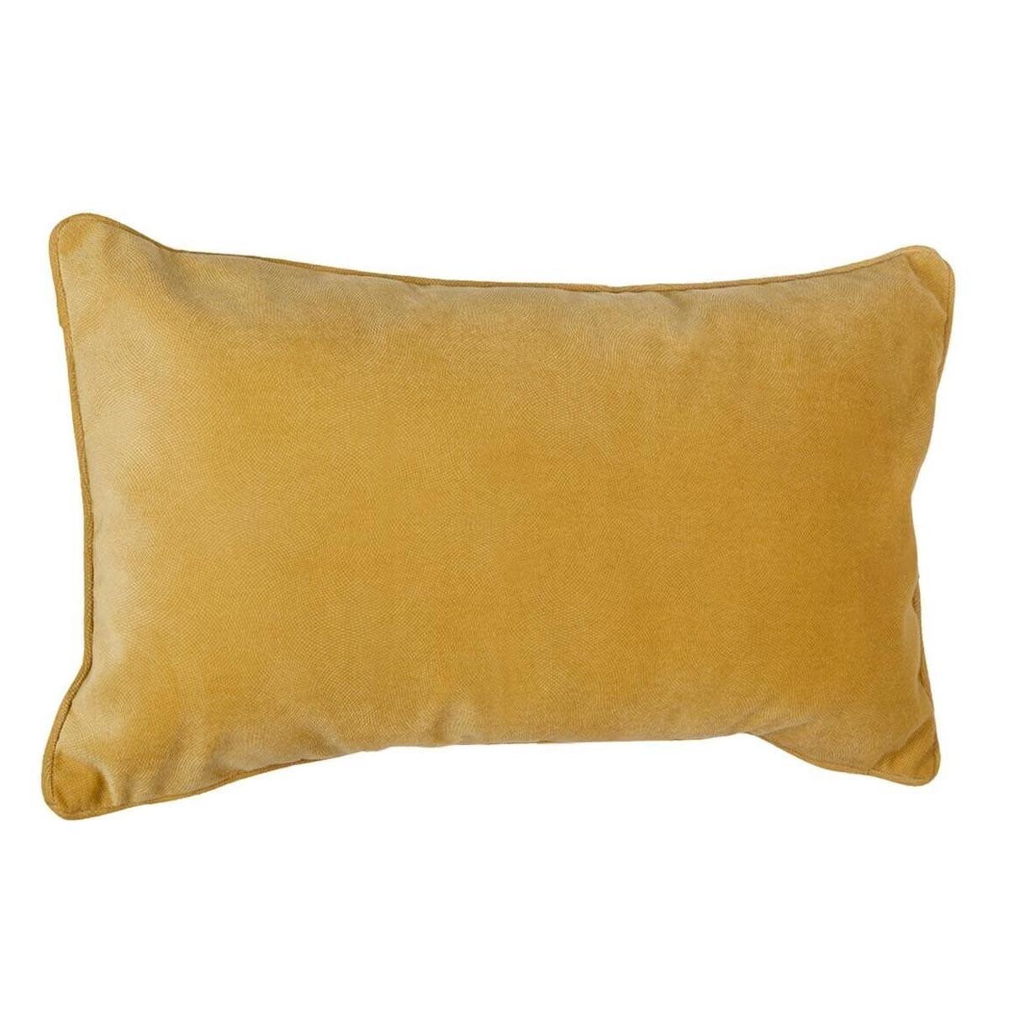 ATMOSPHERA Coussin déhoussable  lilou  50x30cm ocre