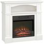 Voir la diapositive 1 : HOMCOM Cheminée électrique XL style classique chic 1800 W  effet flammes LED minuterie température luminosité réglables télécommande fournie blanc