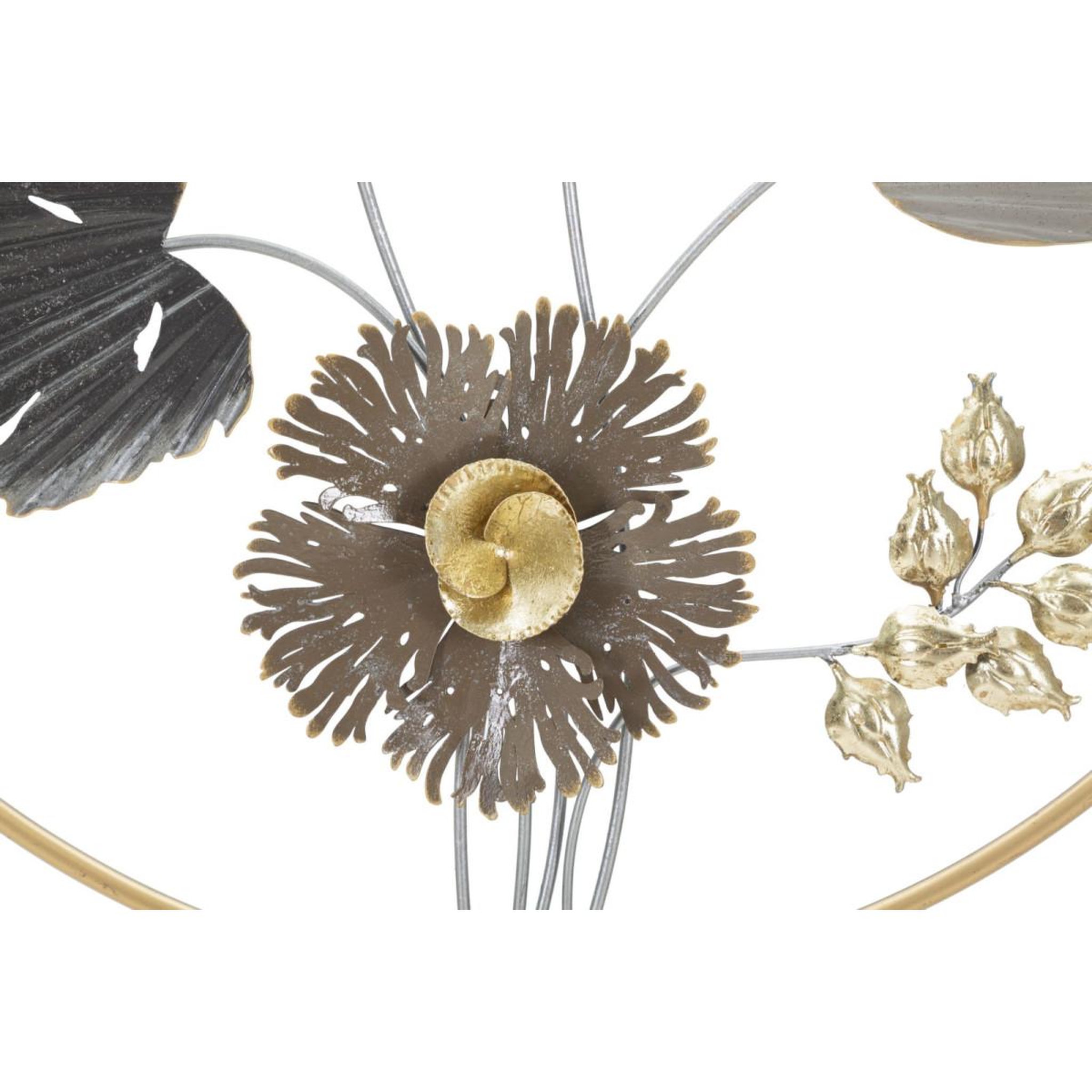 Voir la diapositive 2 : Paris Prix Décoration murale ronde en métal  rod  65cm multicolore