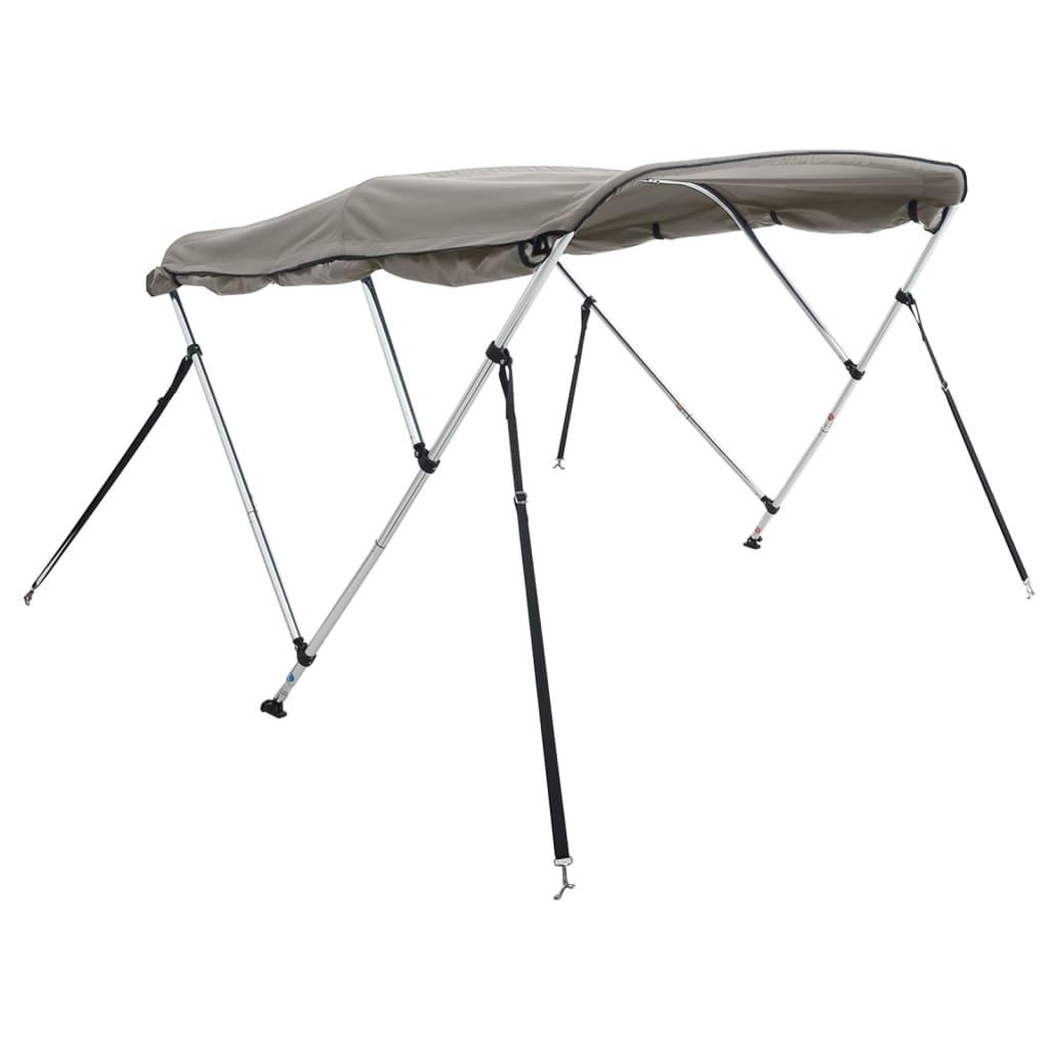 Voir la diapositive 3 : VIDAXL Toit bimini a 3 arceaux parois laterales 183x(185-198)x137 cm