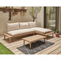 Voir la diapositive 6 : BEST MOBILIER Papeete - salon bas de jardin 4 places + table – en bois d'acacia fsc  100%