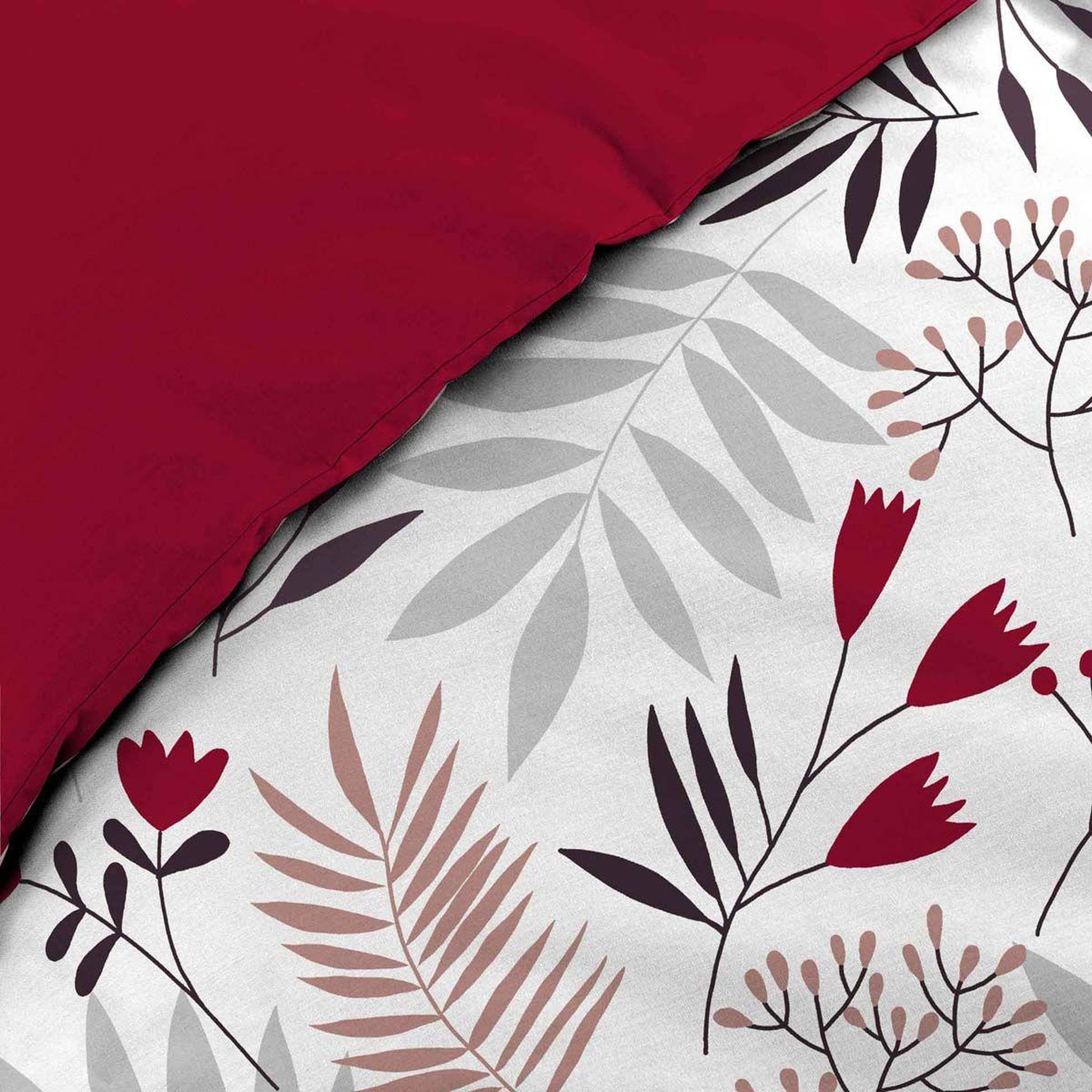Voir la diapositive 5 : Douceur d'Intérieur Parure de lit 3 pièces  clémence  240x220cm blanc