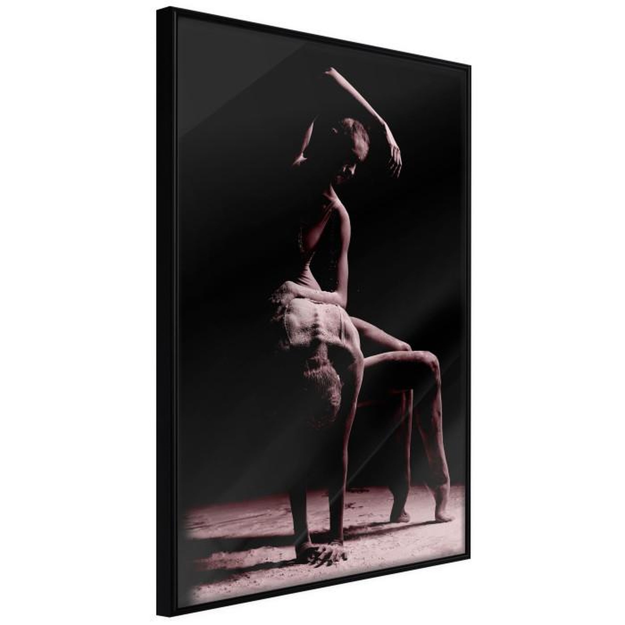 Paris Prix Affiche Murale Encadrée  Contemporary Dance. Coloris disponibles : Jaune, Noir