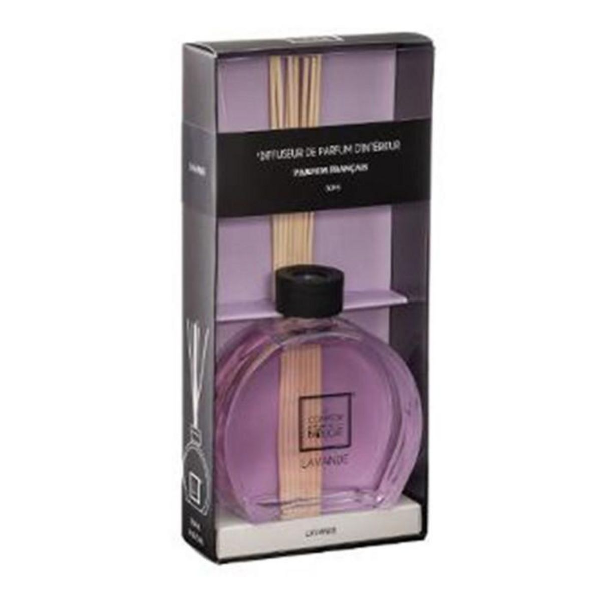 COMPTOIR DE LA BOUGIE Diffuseur de Parfum & 6 Bâtonnets  Haly  50ml Lavande