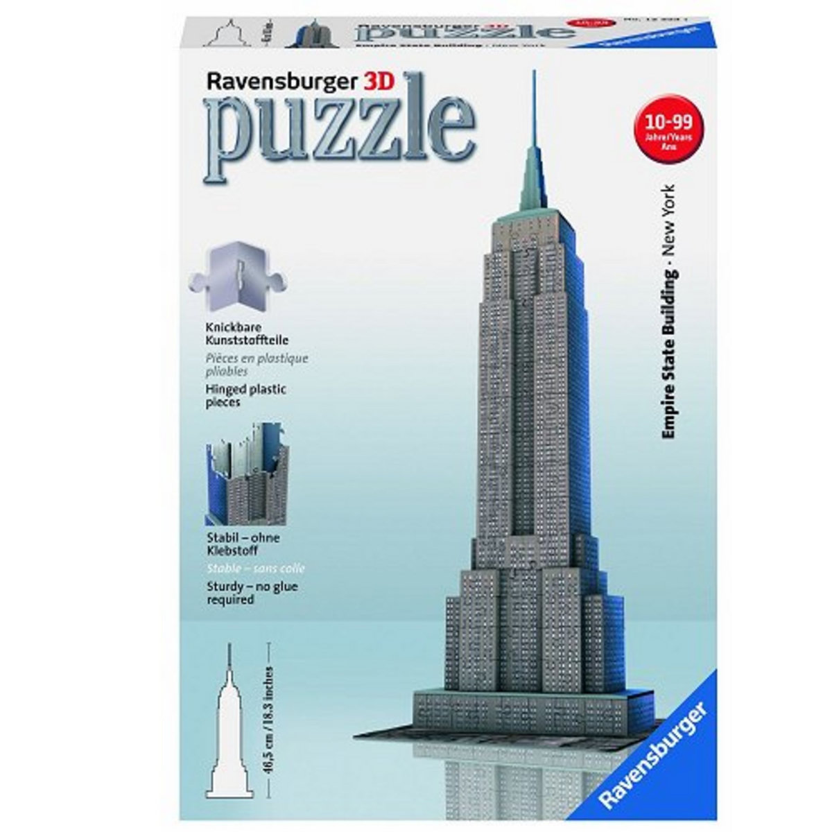RAVENSBURGER Puzzle 3D - 216 pièces : Empire State Building, New York