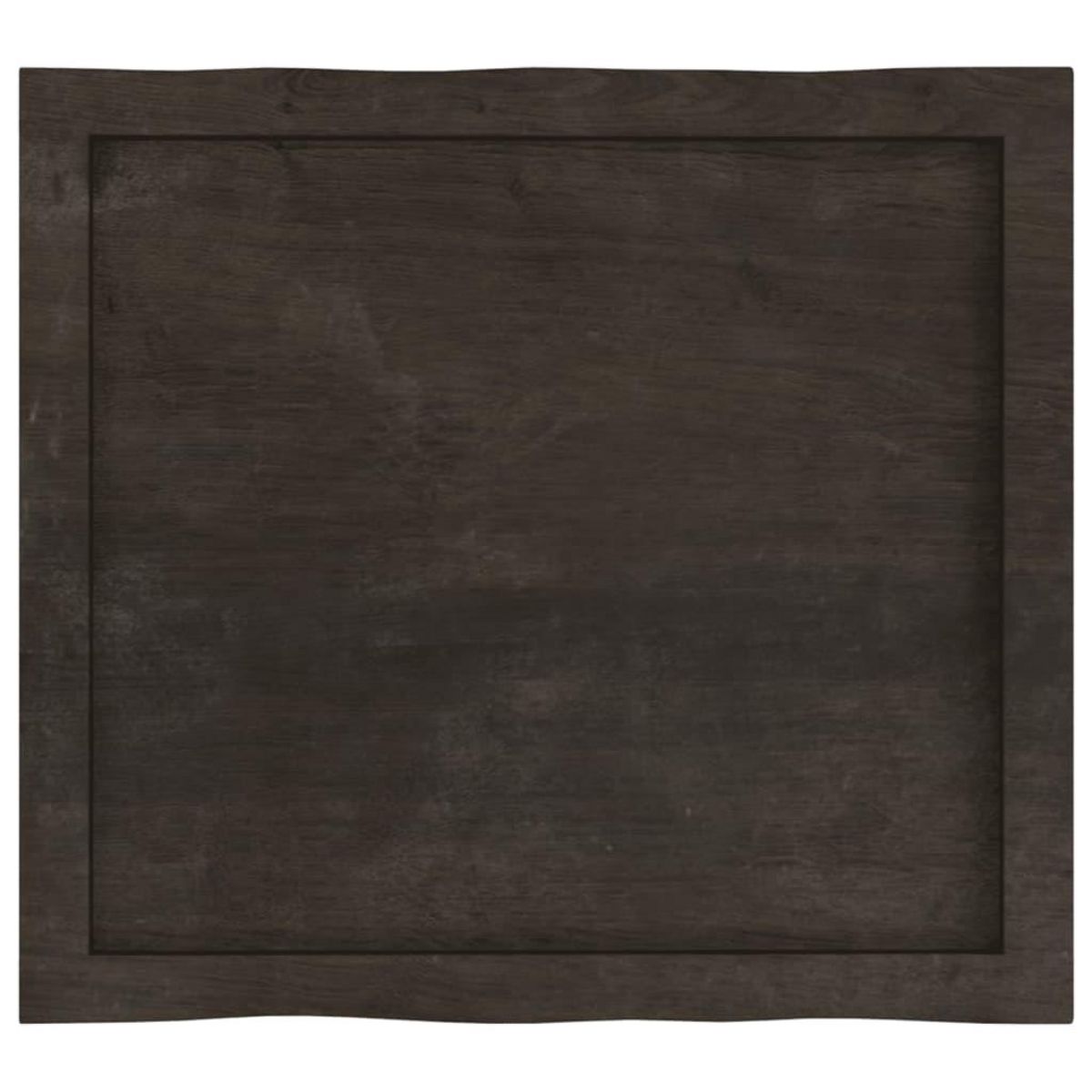 VIDAXL Dessus de table bois massif traite bordure assortie