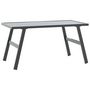 Voir la diapositive 5 : VIDAXL Table basse de jardin noir 90x45x35 cm acier enduit de poudre