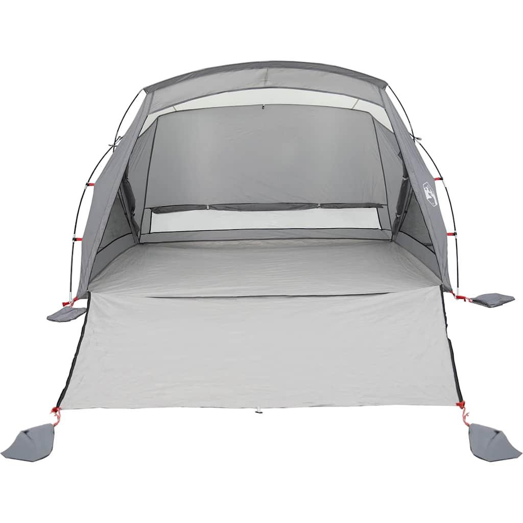 Voir la diapositive 5 : VIDAXL Tente de plage 2 personnes gris impermeable