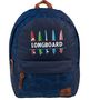 Voir la diapositive 2 : LONGBOARD Sac à dos 1 compartiment Imprimé bleu LONGBOARD