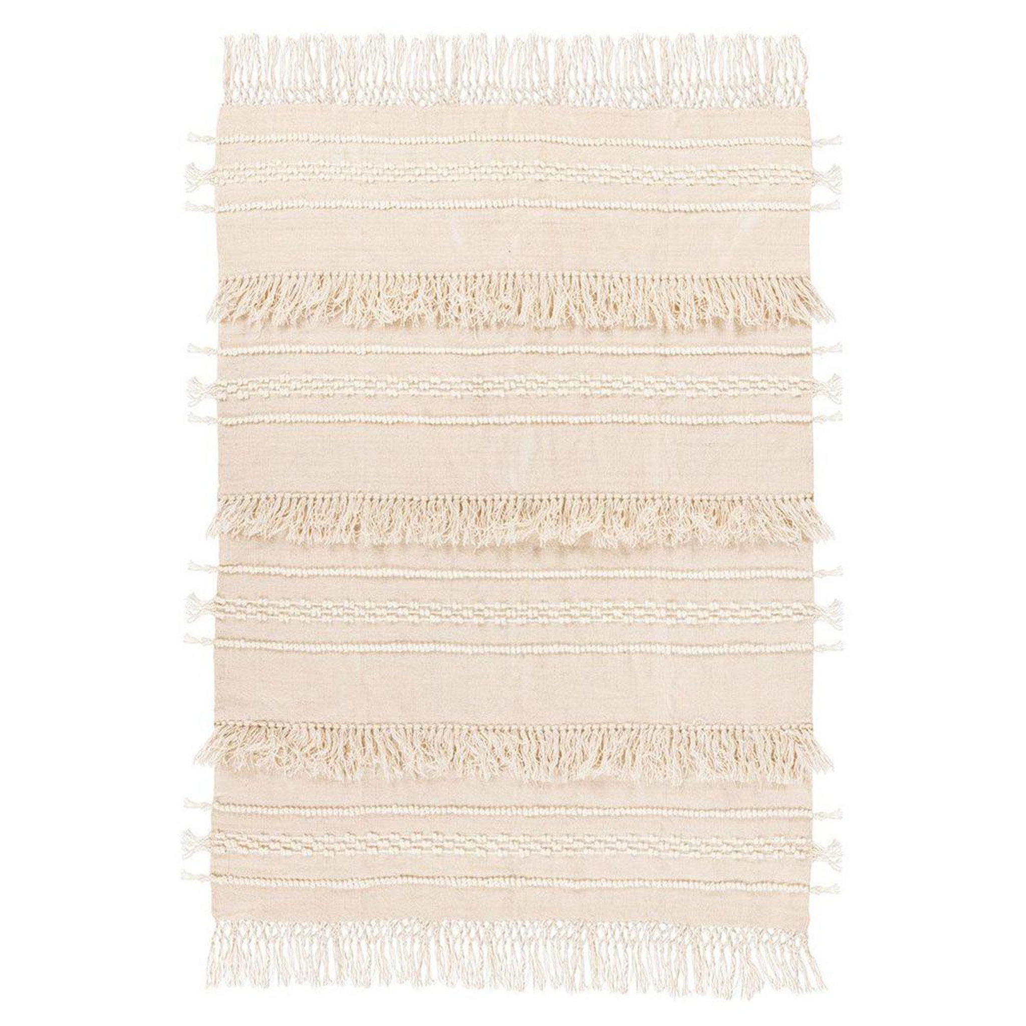 Paris Prix Plaid Tissé à la Main  Bohist II  130x170cm Naturel
