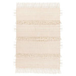 Paris Prix Plaid Tissé à la Main  Bohist II  130x170cm Naturel