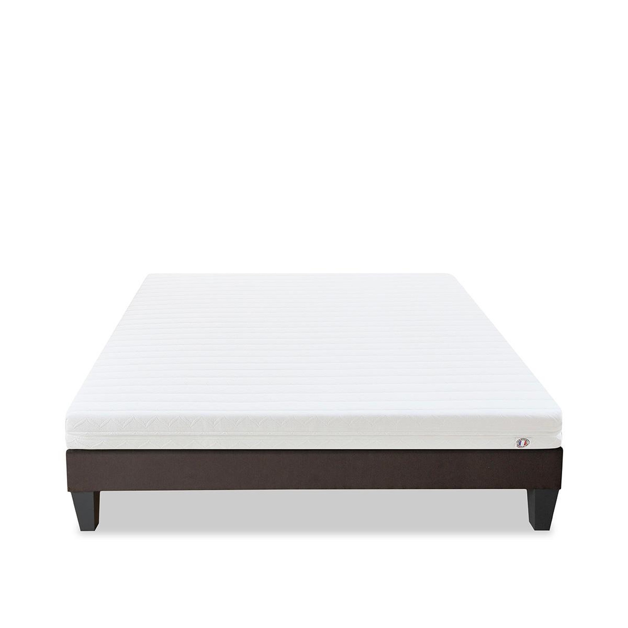 Voir la diapositive 1 : OLYMPE LITERIE Olympe literie | ensemble egio | matelas latex like + sommier bois